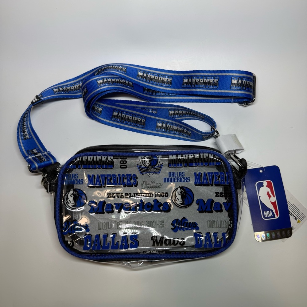 NBA Dallas Mavericks Clear Crossbody‎ Bag
